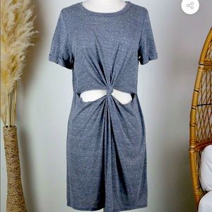 EUC Honey Punch Grey Knot Dress (adult size small)
